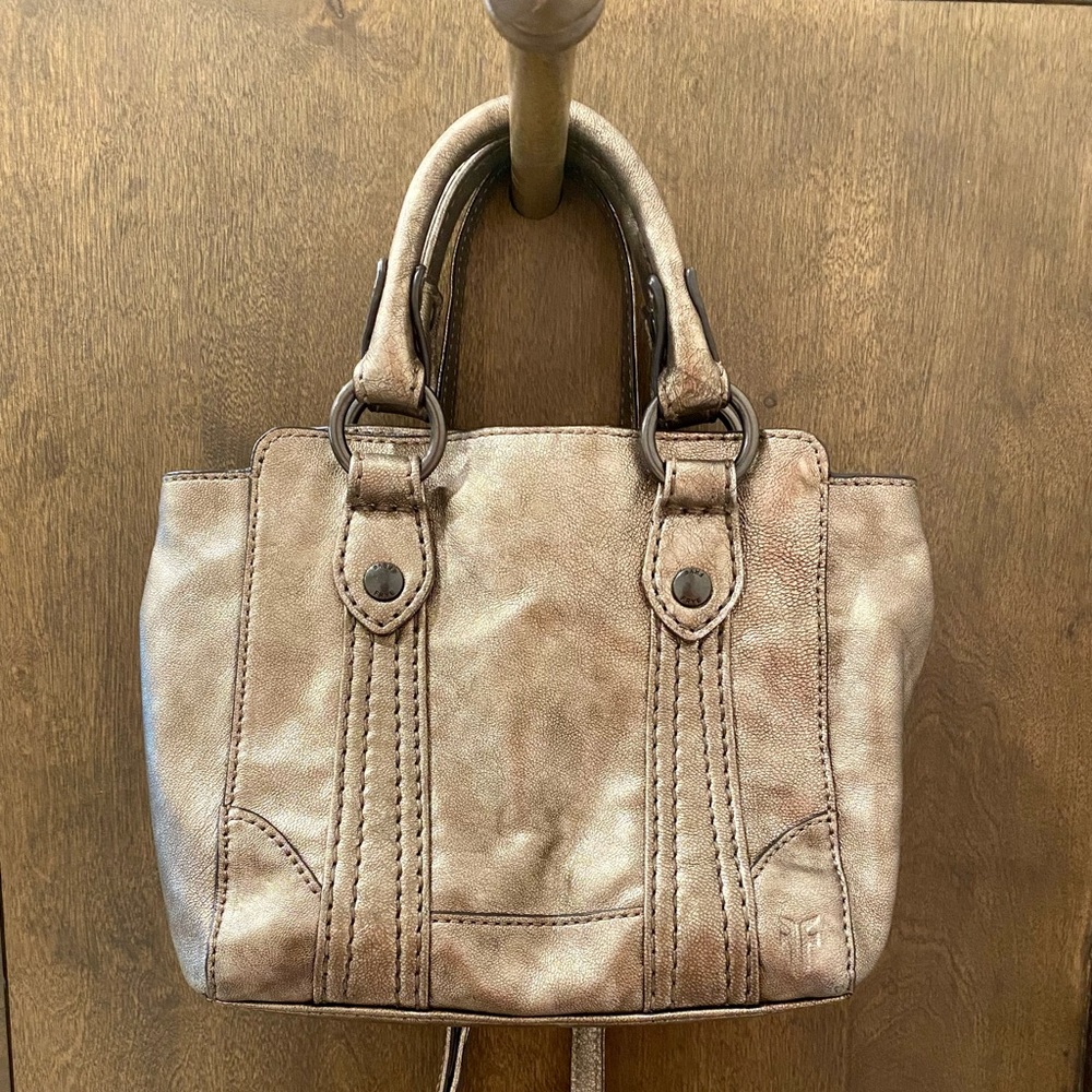 Mini Frye Melissa Metallic Crossbody Bag
